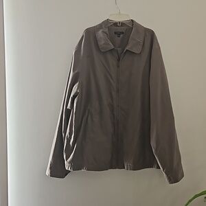 Croft & Barrow Lightweight Jacket  sz XL Taupe Grey Pre-owned